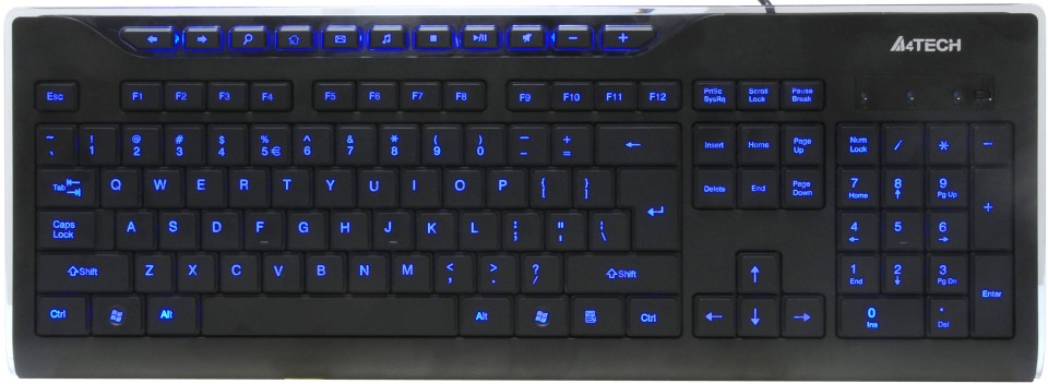Клавиатура с подсветкой, светящаяся клавиатура