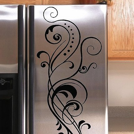 Рисунок на холодильник или что нарисовать на холодильнике?